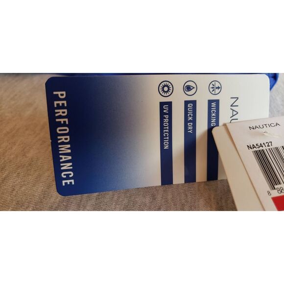 NAUTICA BRIGHT BLUE BIKINI TOP SOFT CUP TRI BRA NWT - Picture 10 of 10